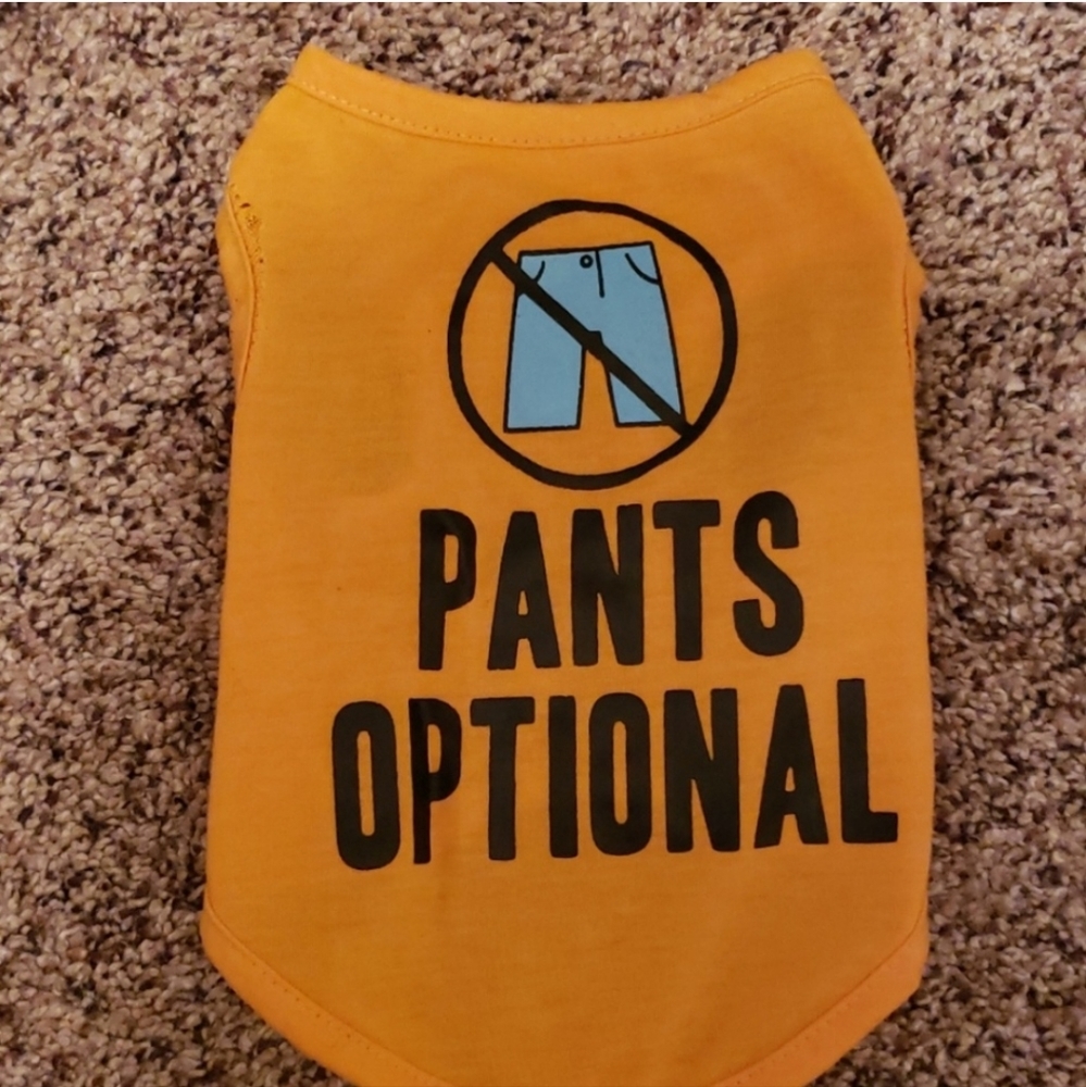 Dog Pants Optional Top